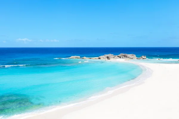 Praia perfeita do caribe — Fotografia de Stock