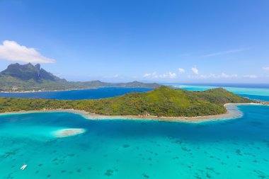 Bora bora Adası'ndan hava