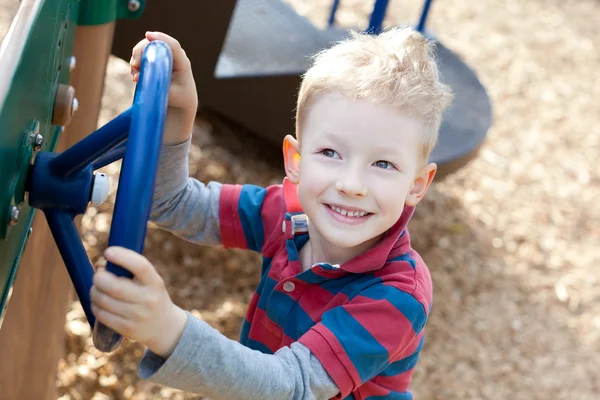 Kid at the playround — Stock Photo, Image