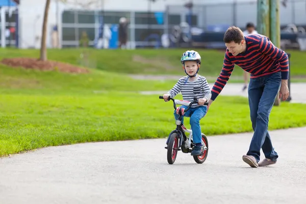 Family biking Stok Resim