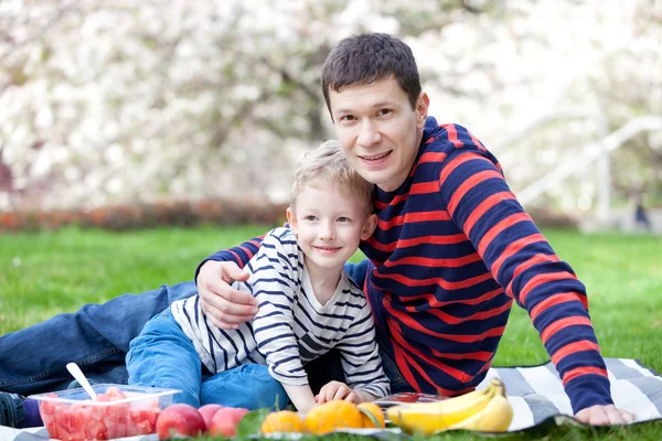 Familienpicknick — Stockfoto