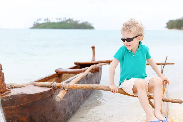 Little boy at vacation — Stock Photo, Image