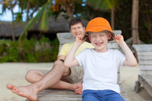 Ragazzo in vacanza — Foto Stock