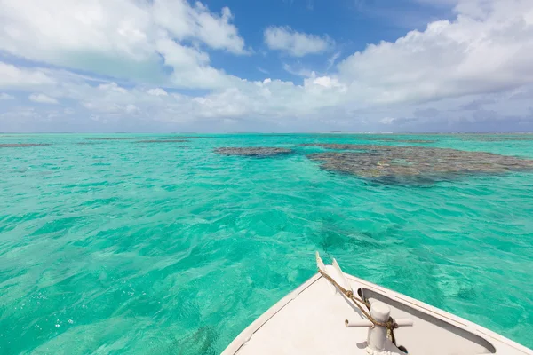 Boating at cook islands — Stock Photo, Image