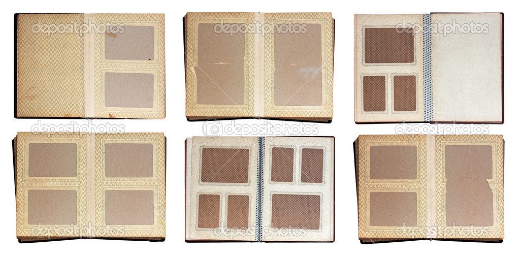 Old photo albums set — Stock Photo © avlntn 12841466