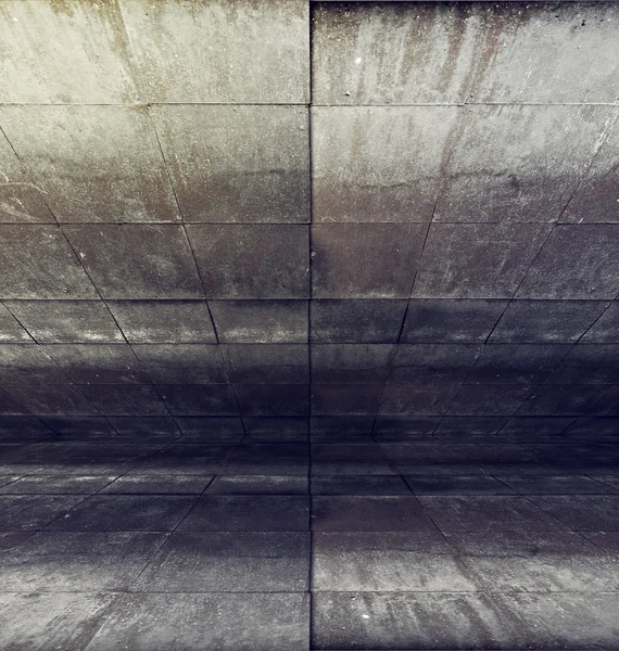 Интерьер с наклонным потолком — стоковое фото