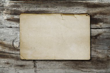 Vintage kağıt üzerinde ahşap doku