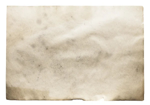 Old paper isolated — Stock Photo, Image