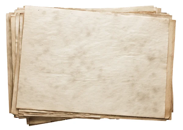 Stapel oude papieren — Stockfoto
