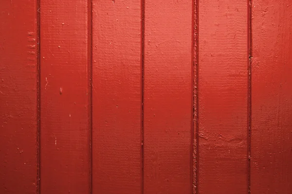 Pared roja de madera — Foto de Stock