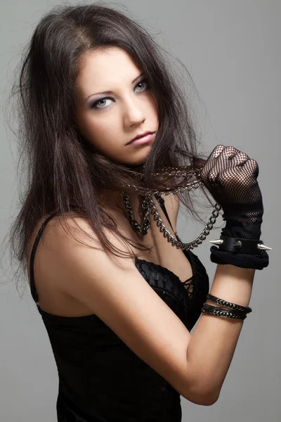 Gothic girl — Stock Photo, Image