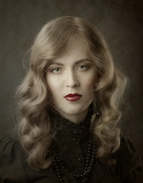 Vintage portrait — Stock Photo, Image