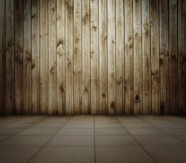 Old room with tiled floor — Stock Photo, Image