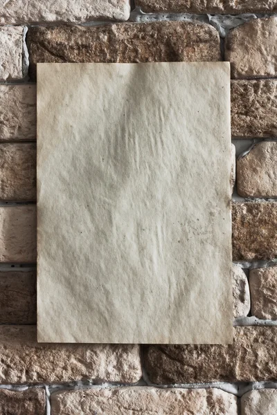 Papier sur mur — Photo