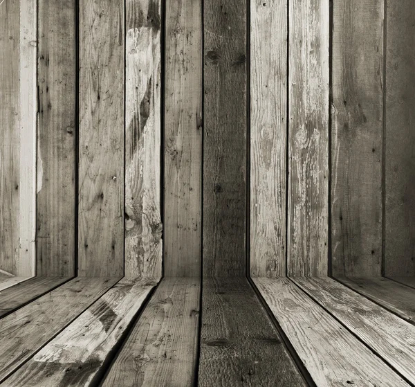 Habitación de madera vieja — Foto de Stock