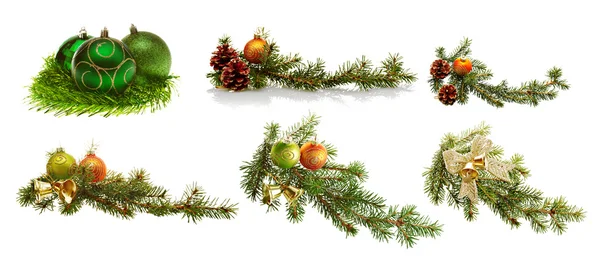 Christmas decoration set — Stock Photo, Image