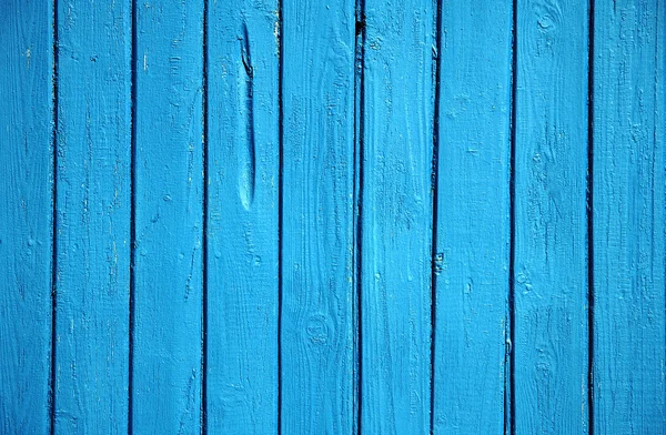 Old wooden blue wall — Stock Photo, Image