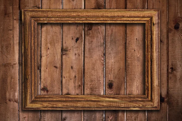 木製の壁のフレーム — ストック写真