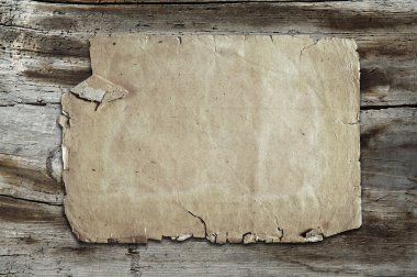 Vintage kağıt üzerinde ahşap doku