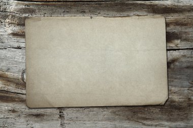 Vintage kağıt üzerinde ahşap doku