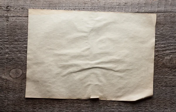 Papier na drewniane tła — Zdjęcie stockowe