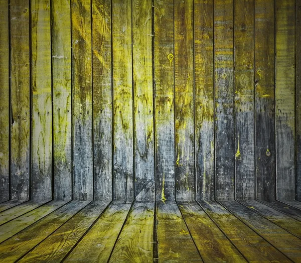 Painted wooden wall — Stock Photo, Image