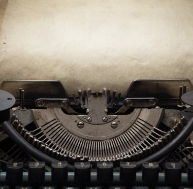 old typewriter clipart