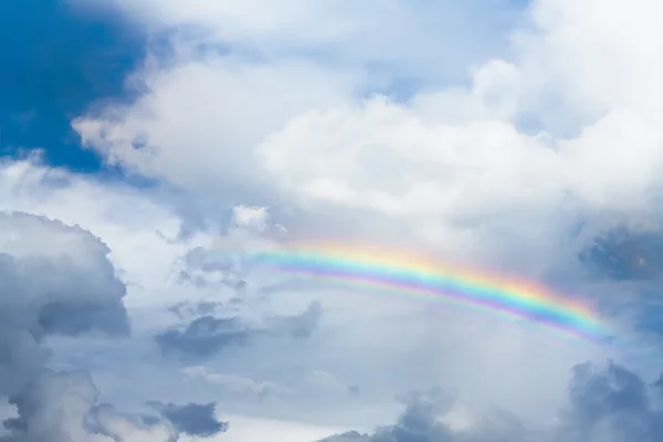 Clouds with rainbow — Stock Photo, Image