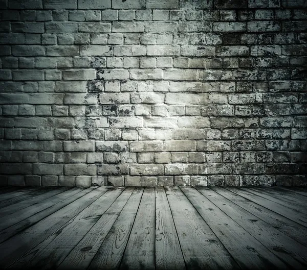 Old room with brick wall — Stock Photo, Image