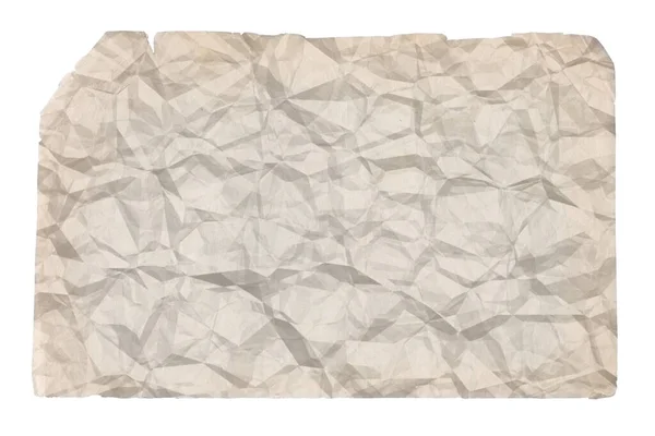 Старий Порожній Крихкий Папір Копіспадом Ізольований Білому Тлі — стокове фото