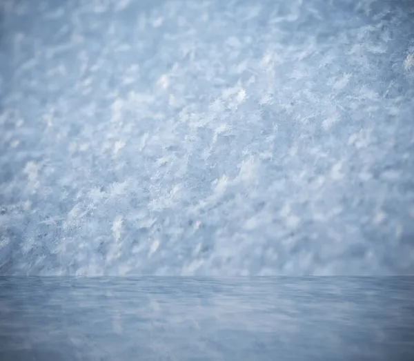 Sneeuwruimte Bevroren Winterachtergrond — Stockfoto