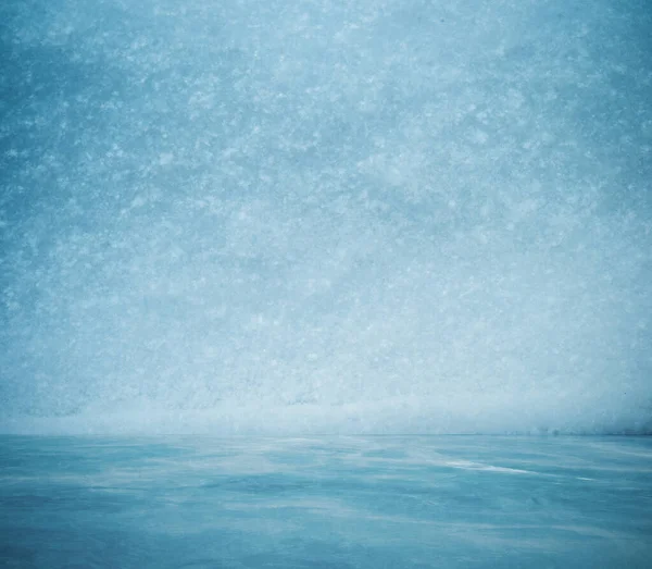 Snow Room Frozen Winter Background — Stock Photo, Image