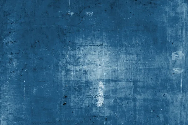 蓝色混凝土背景 旧灰泥墙 — 图库照片