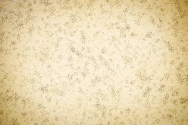 Рождественский Винтажный Фон Снежинками Старой Бумажной Текстуре — стоковое фото