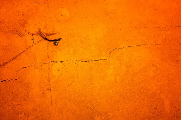 Oranžové Betonové Pozadí Stará Grunge Omítka Zeď — Stock fotografie