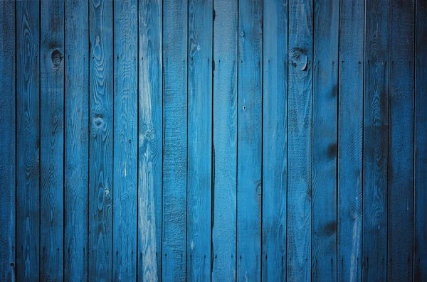 Oude Houten Muur Blauwe Achtergrond — Stockfoto