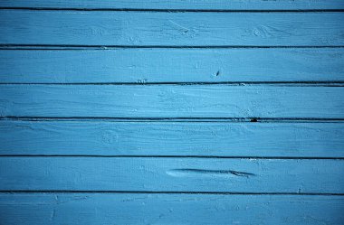 Eski ahşap duvar, mavi arkaplan