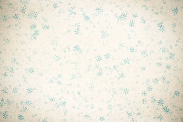 古い紙のテクスチャで雪の結晶とクリスマスヴィンテージの背景 — ストック写真