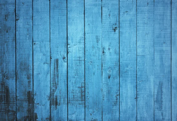 Vieux Mur Bois Fond Bleu — Photo