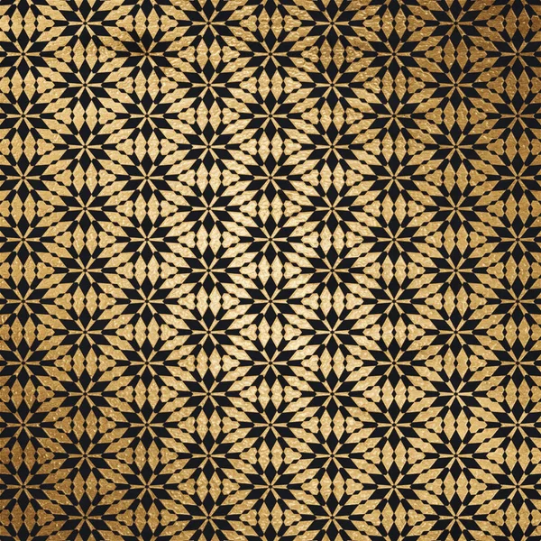 Velho Padrão Retro Fundo Dourado — Fotografia de Stock