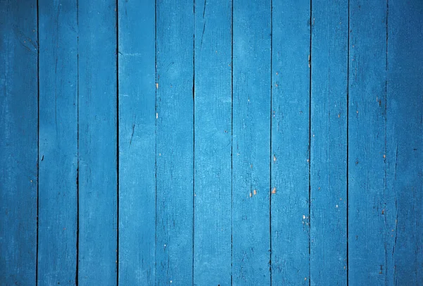 Eski ahşap duvar, mavi arkaplan
