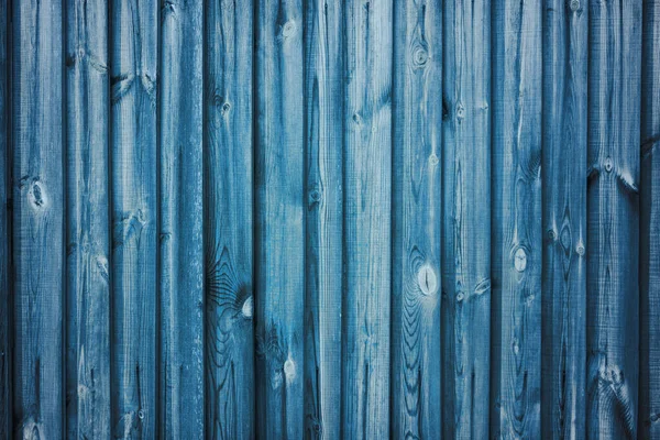Stara Drewniana Ściana Niebieskie Tło — Zdjęcie stockowe