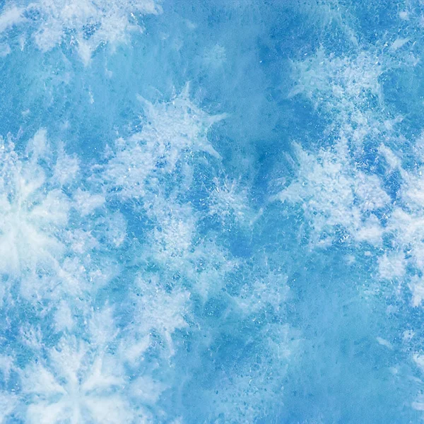 Abstract Winter Background Ice Snowflakes — Stock Photo, Image