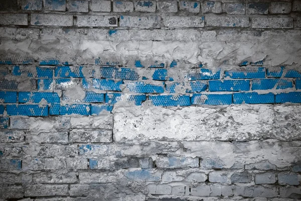 Old Brick Wall Blue Background — Stock Photo, Image