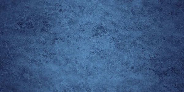 Abstraktní Modré Betonové Pozadí Grungy Omítka Zeď — Stock fotografie