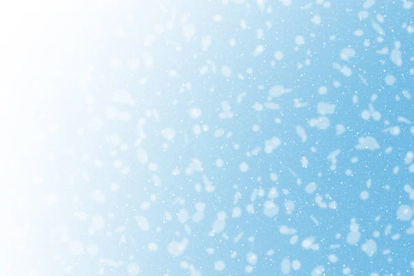 Schnee Winter Hintergrund Schneeflocke Bokeh — Stockfoto