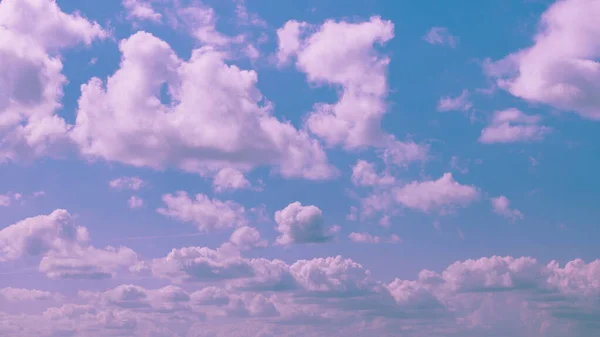 Nubes Rosadas Fondo Cielo Neón — Foto de Stock