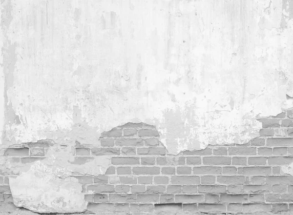 白いレンガの壁灰色の背景 — ストック写真