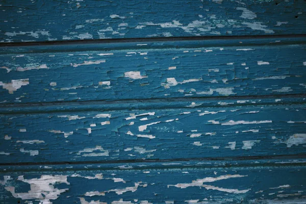 Alte Holzwand Blauer Hintergrund — Stockfoto