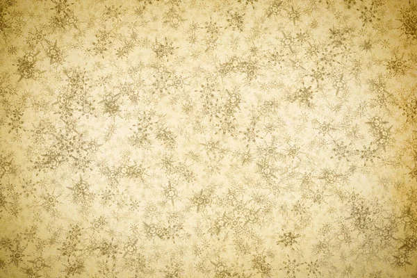 Fondo Vintage Navidad Con Copos Nieve Textura Papel Viejo —  Fotos de Stock